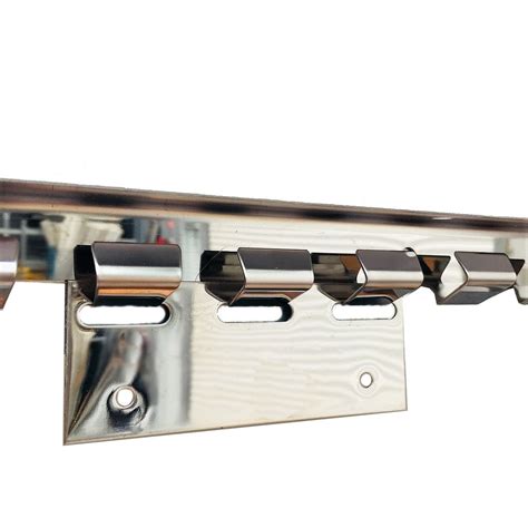 aluminum mounting brackets for vinyl curtons|vinyl strip curtain mounting bracket.